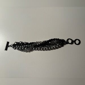 Multi-strand beaded bracelet